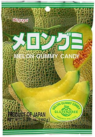 Kasugai Fruit Gummy Melon Flavor 3.59oz