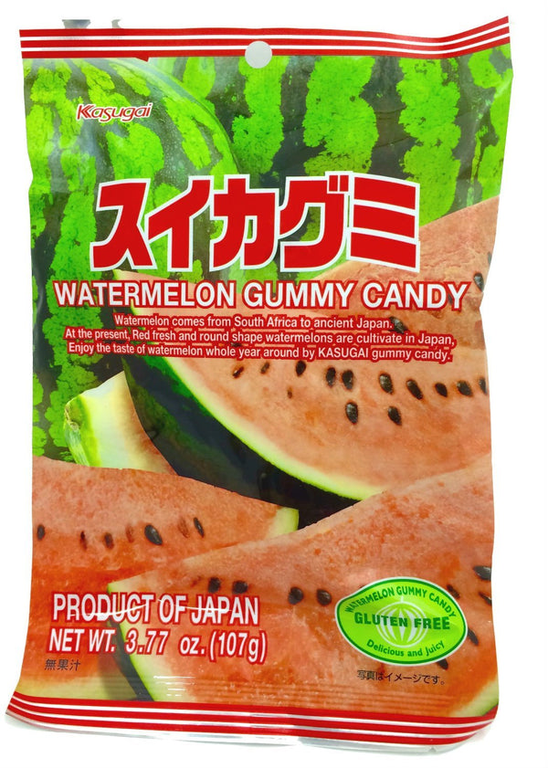 Kasugai Fruit Gummy Watermelon Flavor 3.77oz