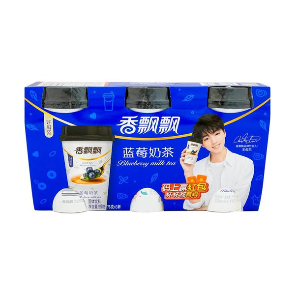 Xiangpiaopiao Blueberry Milk Tea 3-pack 2.68oz