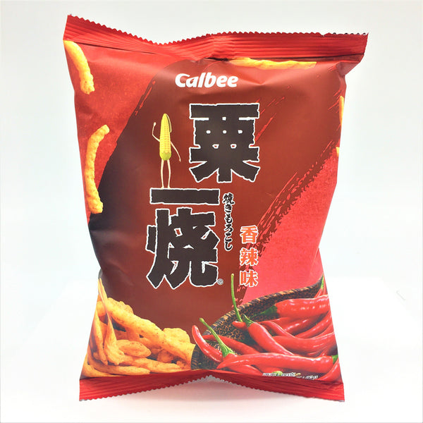 Calbee Grill A Corn Hot & Spicy Flavored Corn Chips 80g