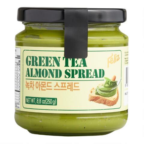 Feliz Green Tea Almond Spread 8.8oz