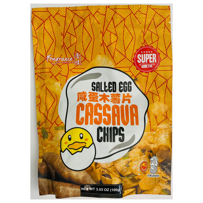 Fragrance Salted Egg Cassava Chips 3.53oz