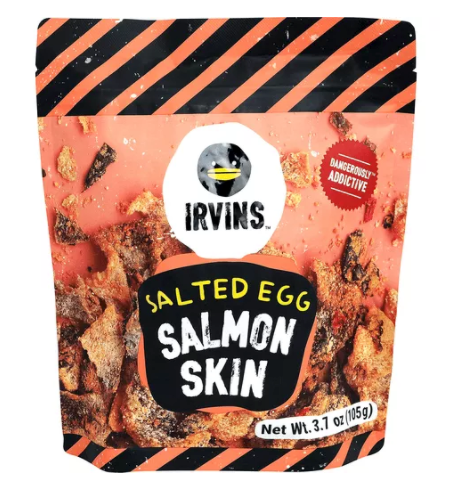 Irvins Salted Egg Salmon Skin 3.7oz