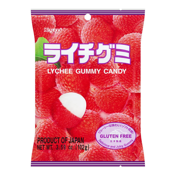 Kasugai Fruit Gummy Lychee Flavor 3.59oz