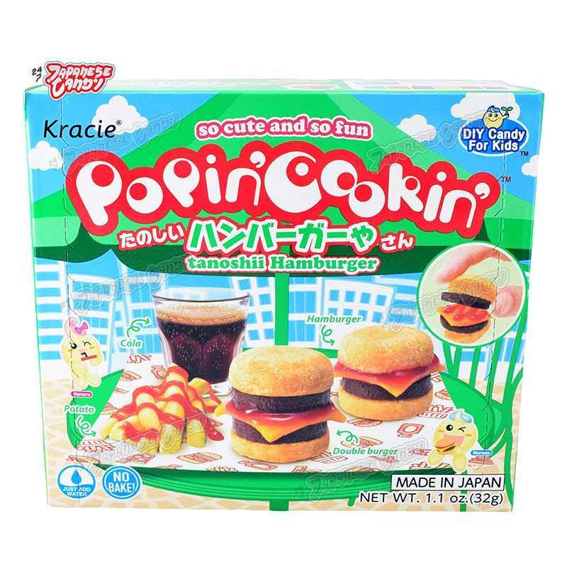 Kracie Popin' Cookin' Tanoshii Hamburger DIY Candy 1.1oz