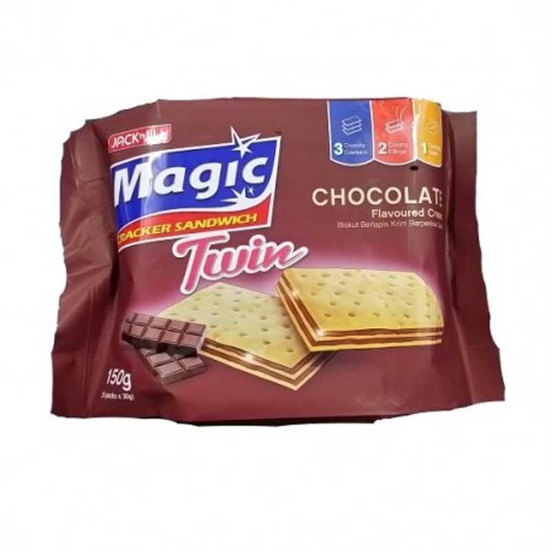 JACK & JILL MAGIC CHOCOLATE CREAM CRACKERS 10/30 G