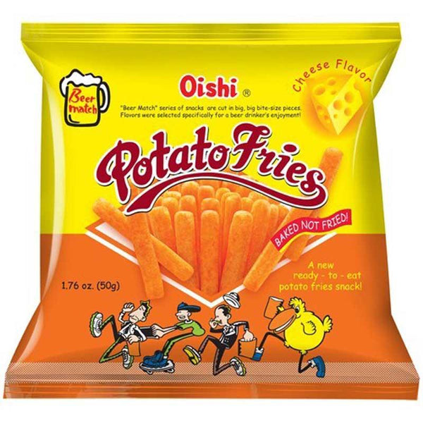 OISHI POTATO FRIES CHEESE 1.76 OZ